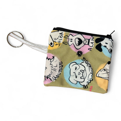 Porta sacchettini igienici cane Lussianinda Stile c – handmade Italy, anello guinzaglio incluso