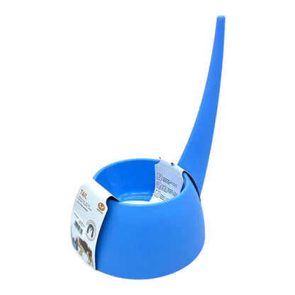 Ciotola per cani con orecchie pendenti 750ml azzurra Made in Italy - Tail United Pets