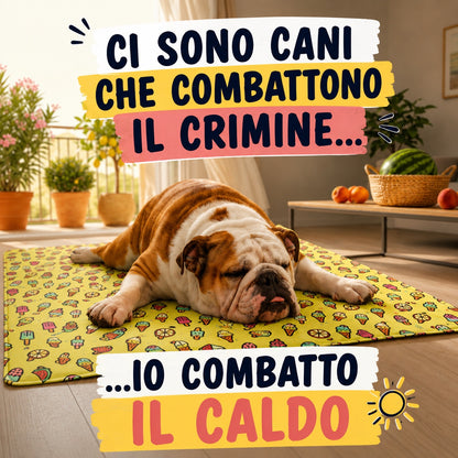 Tappetino rinfrescante al gel atossico per cani, senza corrente né acqua - Fresh Croci
