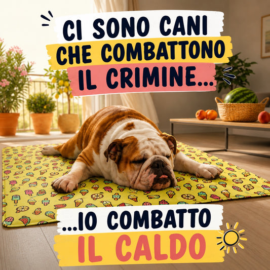 Tappetino rinfrescante al gel atossico per cani, senza corrente né acqua - Fresh Croci