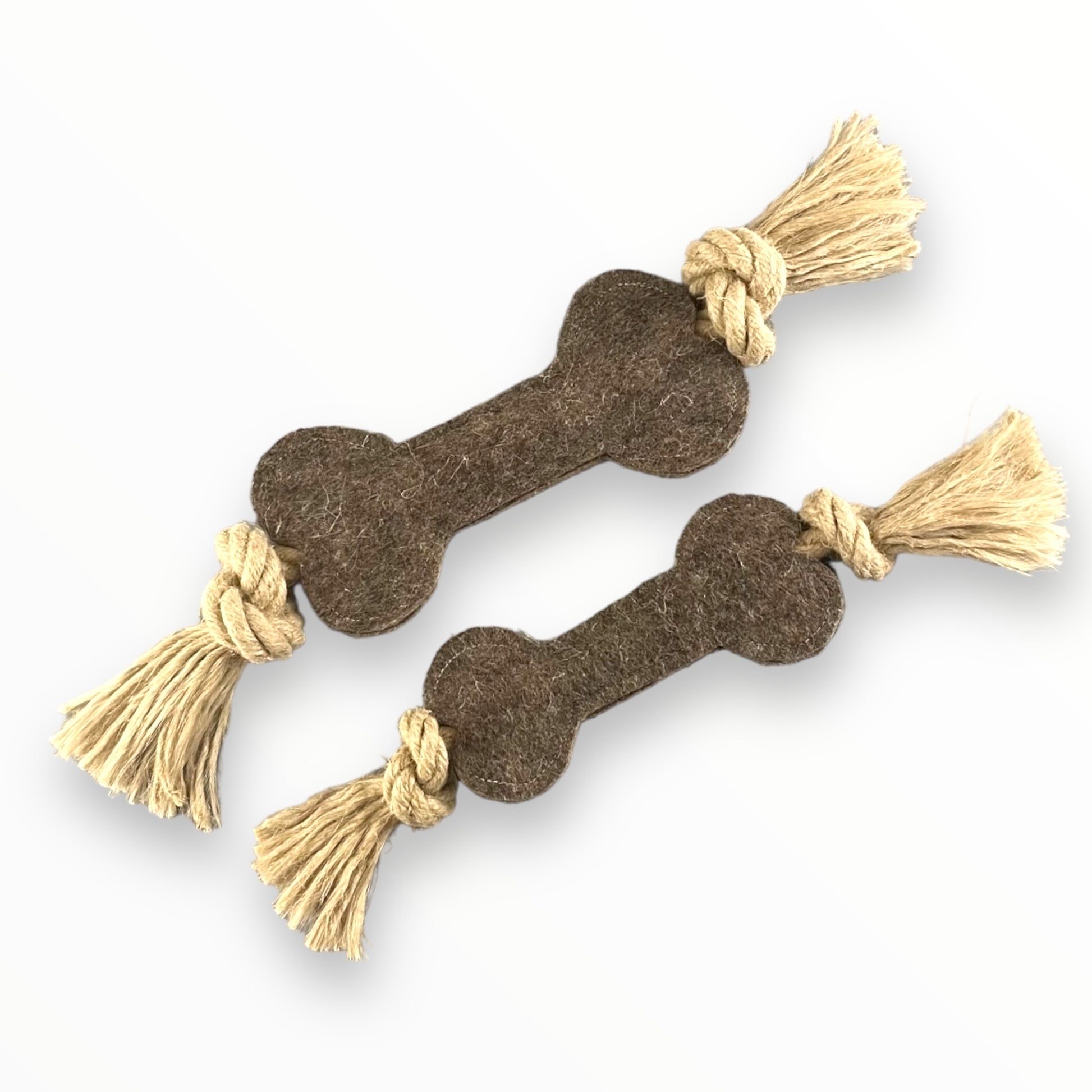 Tira e molla per cani in feltro di lana e corda di canapa naturale – Pawsome Toy | DOG IS GOOD