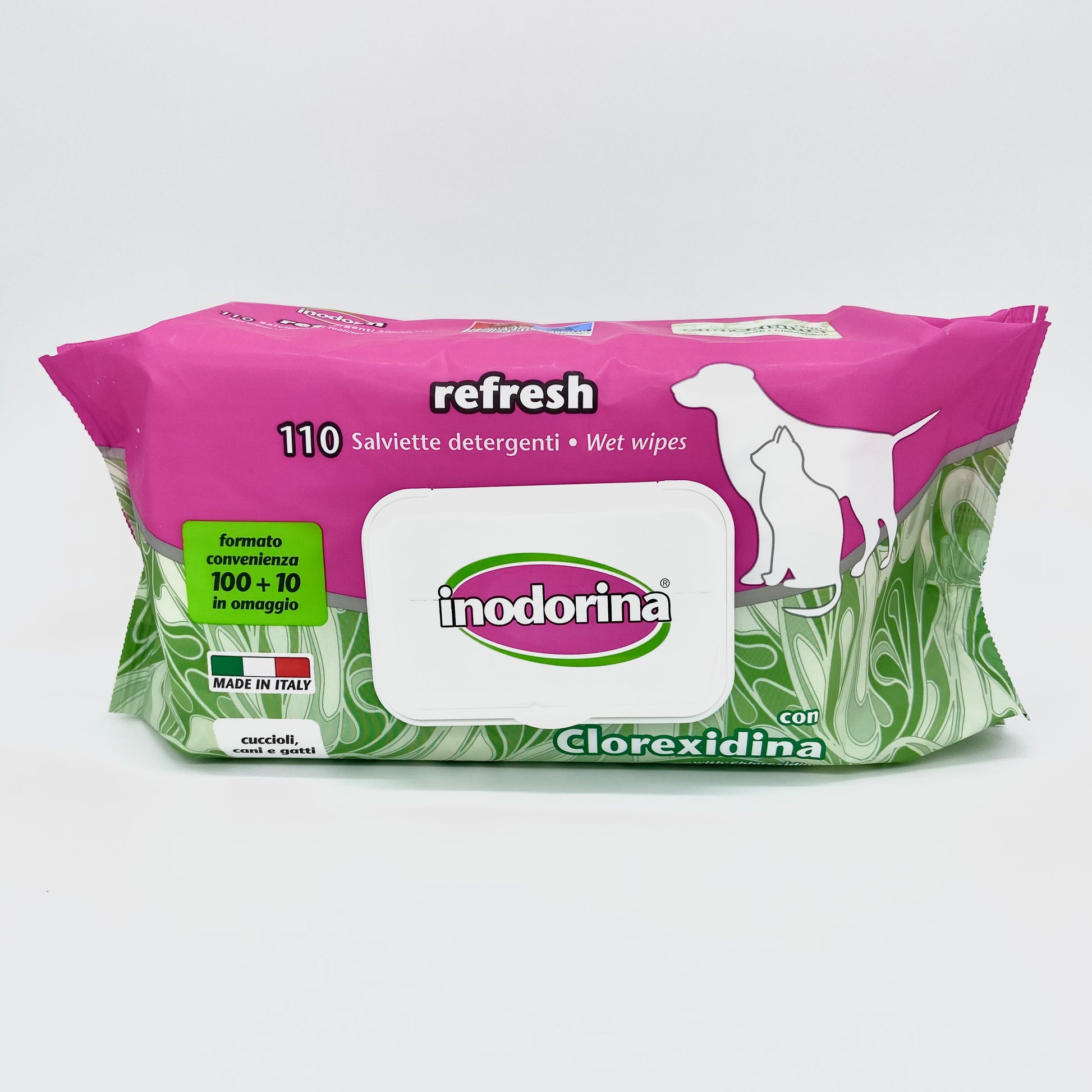 Inodorina - Salviette Detergenti Per Cani Refresh (Formato Risparmio 110  Pz.) – DOG IS GOOD Online Shop