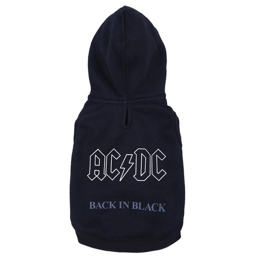 FOR FAN PETS - FELPA PER CANI AC/DC BACK IN BLACK