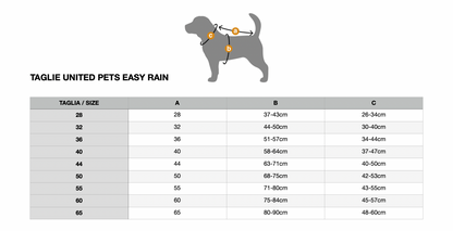 UNITED PETS - IMPERMEABILE PER CANI EASY RAINUnited Pets - Impermeabile Per Cani Easy Rain New Collection