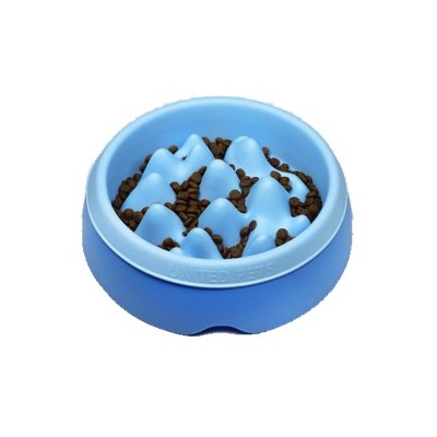 K2 United Pets - ciotola 2L in silicone e polipropilene per alimentazione lenta, vista generale