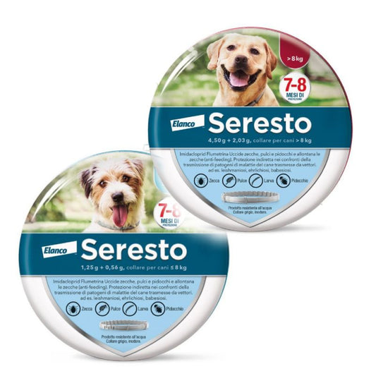 Seresto – collare antiparassitario per cani, protezione 8 mesi da pulci e zecche | DOG IS GOOD